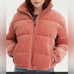 American Eagle Corduroy Puffer Jacket